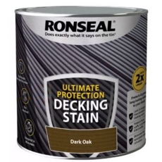 RONSEAL ULTIMATE DECKING STAIN DARK OAK 2.5LT