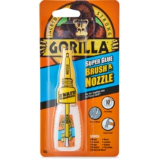 GORILLA SUPER GLUE BRUSH & NOZZLE 12GRM