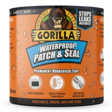GORILLA WATERPROOF PATCH & SEAL TAPE BLACK 3M X 100MM