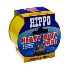 HIPPO HEAVY DUTY TAPE YELLOW 50mm x 10m