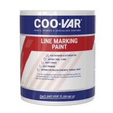 COO-VAR ROAD LINE MARKING PAINT WHITE 5LITRES
