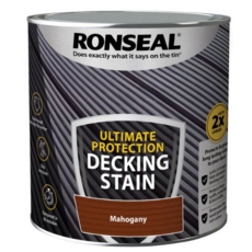 RONSEAL ULTIMATE DECKING STAIN MAHOGANY 2.5LT