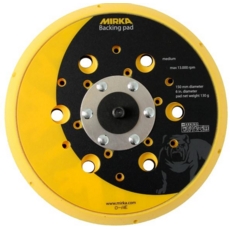 MIRKA BACKING PAD 150MM 5/16" 48H MEDIUM NET Backing Pad Ne