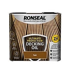 RONSEAL ULTIMATE DECKING OIL TEAK  2.5LITRE