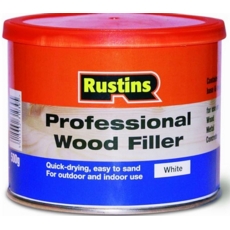 RUSTINS PROFESSIONAL WOOD FILLER WHITE 1KGS