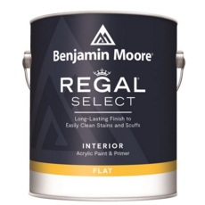 BENJAMIN MOORE REGAL SELECT FLAT COLOUR (B1) 3.78L
