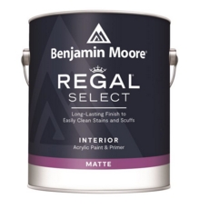 BENJAMIN MOORE REGAL SELECT MATTE COLOUR (B1) 3.78L