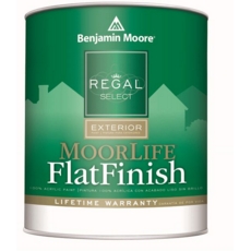 BENJAMIN MOORE REGAL EXT FLAT COLOUR  (B1) 940ML