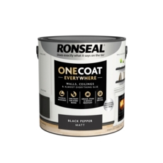 RONSEAL ONE COAT EVERYWHERE PAINT BLACK PEPPER MATT 2.5L