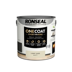 RONSEAL ONE COAT EVERYWHERE PAINT LIGHT SAGE MATT 2.5L