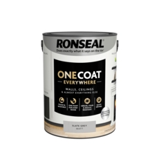 RONSEAL ONE COAT EVERYWHERE PAINT SLATE GREY MATT 5L