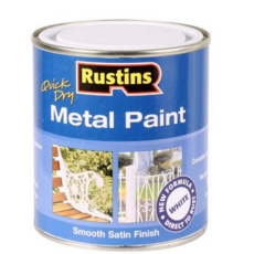 RUSTINS Metal Paint White 500ml