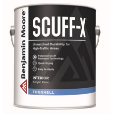 BENJAMIN MOORE SCUFF-X EGGSHELL SUPER WHITE 3.78L