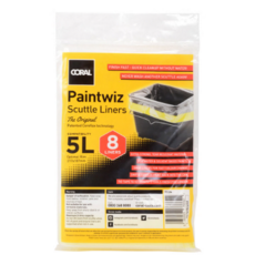 CORAL PAINTWIZ 5L SCUTTLE LINERS 8PK