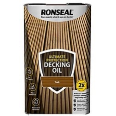 RONSEAL ULTIMATE DECKING OIL TEAK  5LITRE