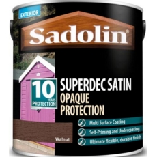 SADOLIN SUPERDEC SATIN WALNUT  5LITRE