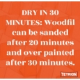 TETRION FLEXIBLE  WOODFIL NATURAL 600GRMS