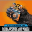 GORILLA SILICONE TAPE 2.4M WATERPROOF WRAP & SEAL BLACK