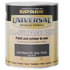 RUST-OLEUM UNIVERSAL ANTHRACITE RAL 7016 SATIN 250M