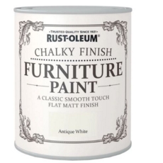 RUST-OLEUM CHALKY PAINT ANTIQUE WHITE 2.5LT