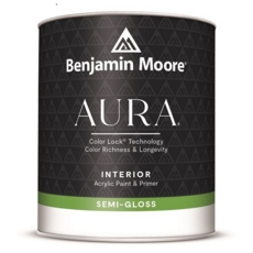 BENJAMIN MOORE AURA SEMI GLOSS COLOUR (B1) 940ML