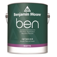 BENJAMIN MOORE BEN MATTE SUPER WHITE 3.78L