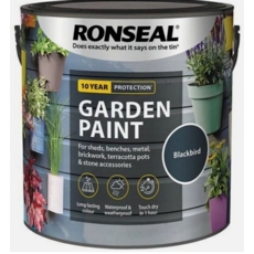 Ronseal Garden Paint Black Bird 2.5L
