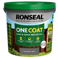 RONSEAL ONE COAT SHED & FENCE PROTECTOR CHARCOAL GREY 5L