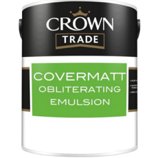 CROWN TRADE Covermatt WHITE 5LITRE