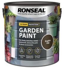 Ronseal Garden Paint English Oak 2.5L
