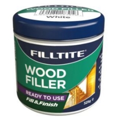 FILLTITE READYMIXED WOOD FILLER WHITE 325GRM