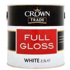 CROWN TRADE Solvent-borne Gloss WHITE 5LITRE