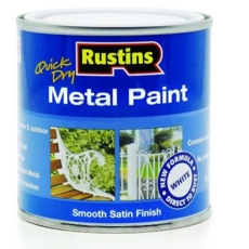 RUSTINS Metal Paint White 250ml