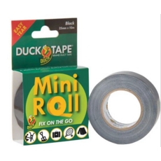 Original Duck Tape Black 10mm x 25m mini Roll