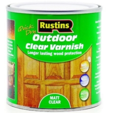 RUSTINS OUTDOOR  CLEAR VARNISH MATT  250ML