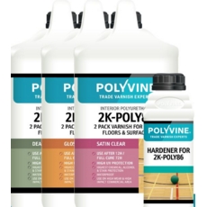 POLYVINE 2K-POLY86 KIT SATIN 4.4LITRE