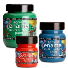 POLYVINE ACRYLIC ENAMEL Tan Enamel (75) 50ml