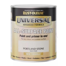RUST-OLEUM UNIVERSAL PORTLAND STONE SATIN 250ML
