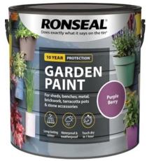 Ronseal Garden Paint Purple Berry 2.5L