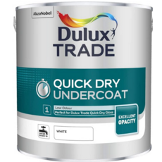 DULUX TRADE QUICK DRY UNDERCOAT WHITE  5L