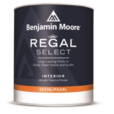 BENJAMIN MOORE REGAL SELECT SATIN/PEARL COLOUR (B1) 940ML