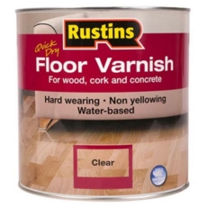 RUSTINS ACRYLIC FLOOR VARNISH GLOSS LITRE