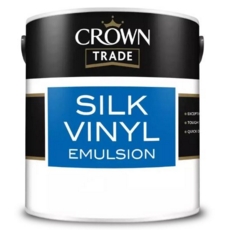 CROWN TRADE Silk WHITE 2.5LITRE