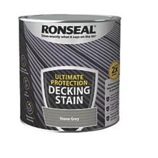 RONSEAL ULTIMATE DECKING STAIN STONE GREY 2.5LT