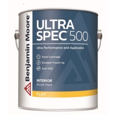 BENJAMIN MOORE U SPEC 500 FLAT COLOUR (B1) 3.78L