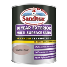 SANDTEX  10 YEAR SATIN MULTI SURFACE   VINTAGE PINK 750ML