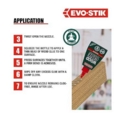 EVO-STIK  WOOD GLUE INTERIOR GREEN 250MLS