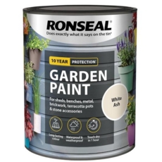Ronseal Garden Paint White Ash 750ml